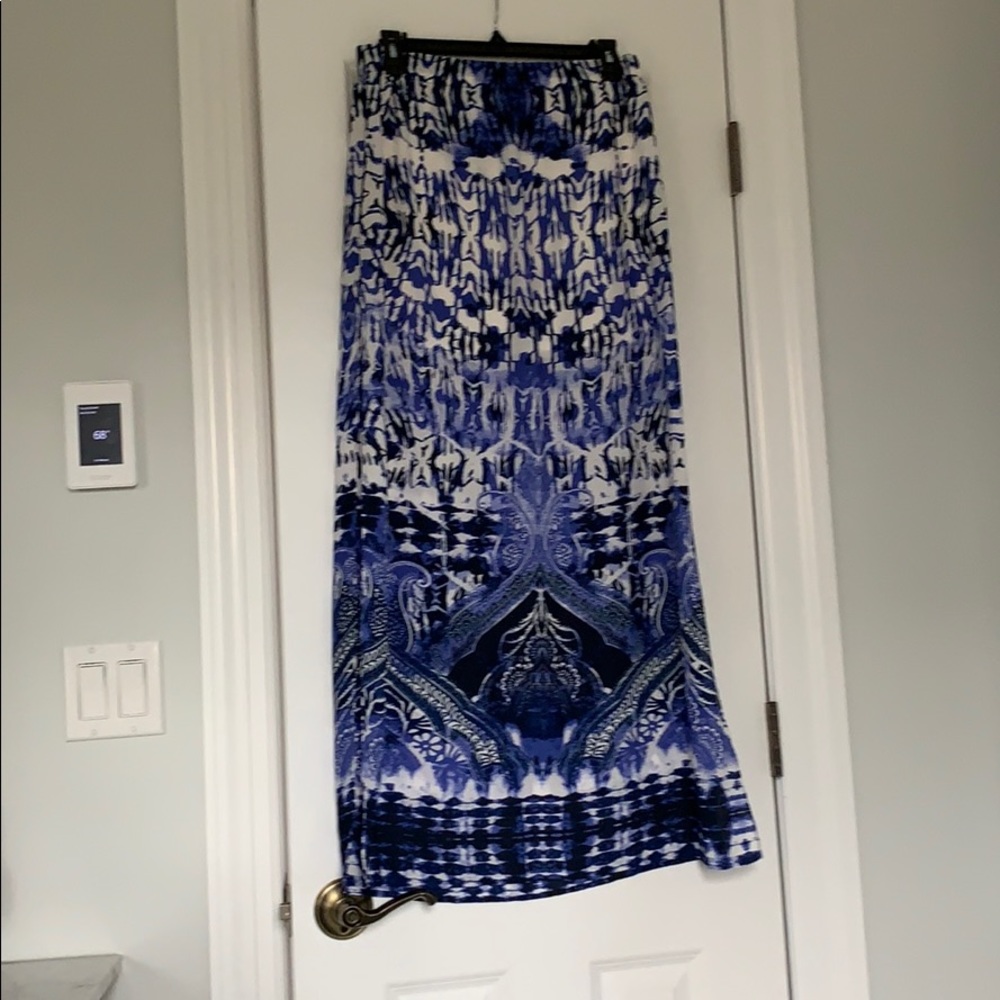 Express Long Sheer Skirt with Slits Sz S/P